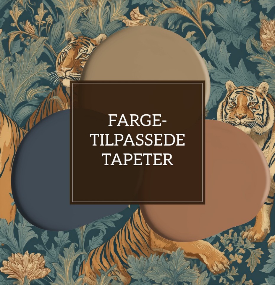 Fargematchede tapeter